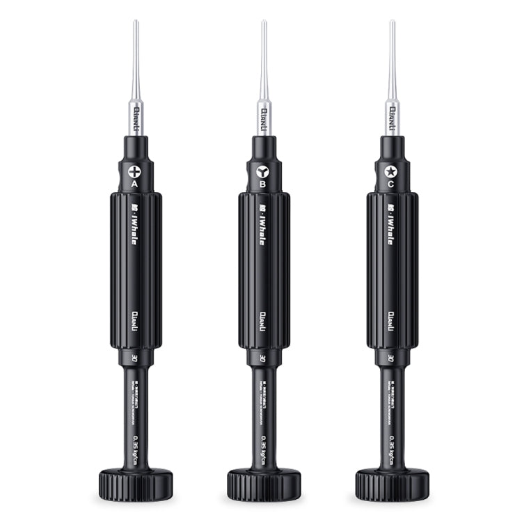 3 in 1 QianLi iWhale Special S2 Steel Magnetic Torque 3D Screwdriver, Model:A/B/C - free shipping - PMC TechLife - Order now!
