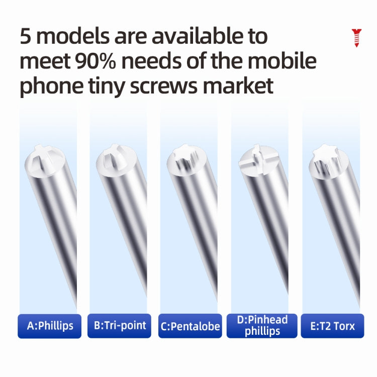 3 in 1 QianLi iWhale Special S2 Steel Magnetic Torque 3D Screwdriver, Model:A/B/C - free shipping - PMC TechLife - Order now!