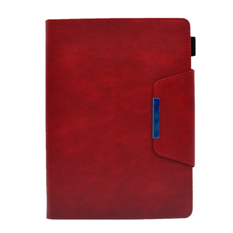 For iPad Pro 11 2024 Suede Cross Texture Magnetic Clasp Leather Smart Tablet Case(Red) - iPad Pro 11 2024 Cases by PMC TechLife | Online Shopping South Africa | PMC TechLife | Buy Now Pay Later Mobicred