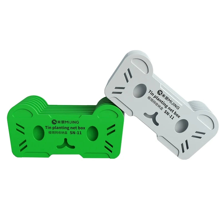 Mijing SN-11 Reballing Stencil Storage Box(Green) - free shipping - PMC TechLife - Order now!