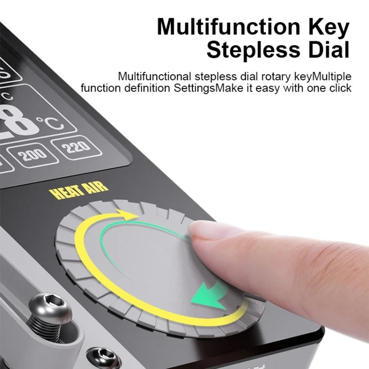 Mechanic Heat Air Intelligent Motherboard Layered Desoldering Station For iPhone X-15 Series, EU Plug - free shipping - PMC TechLife - Order now!