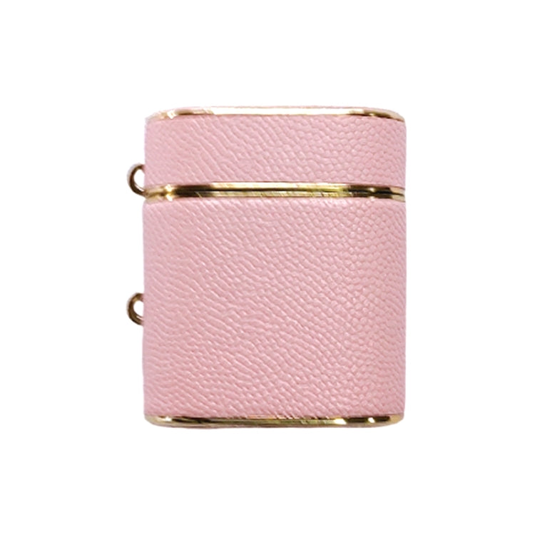 For AirPods 2 / 1 Cylindrical Ball Texture Bluetooth Earphone Protective Case(Pink) - For AirPods 1/2 by PMC Jewellery | Online Shopping South Africa | PMC Jewellery | Buy Now Pay Later Mobicred