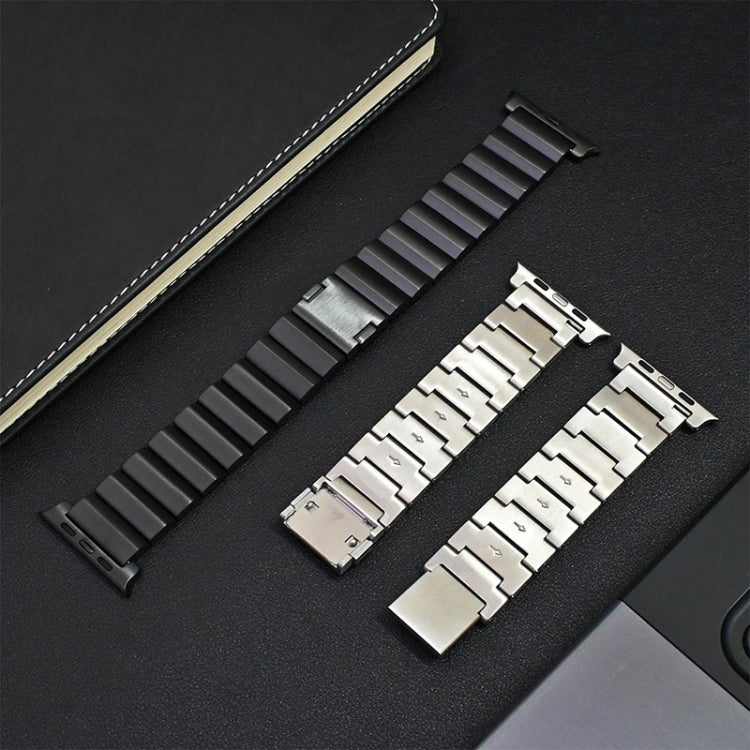 For Apple Watch SE 2023 44mm One-Bead Magnetic Buckle Titanium Metal Watch Band(Grey) - free shipping - PMc TechLife - Order now!