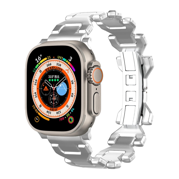 For Apple Watch Ultra 49mm Y Type Pure Titanium Watch Band(Silver) - free shipping - PMC TechLife - Order now!