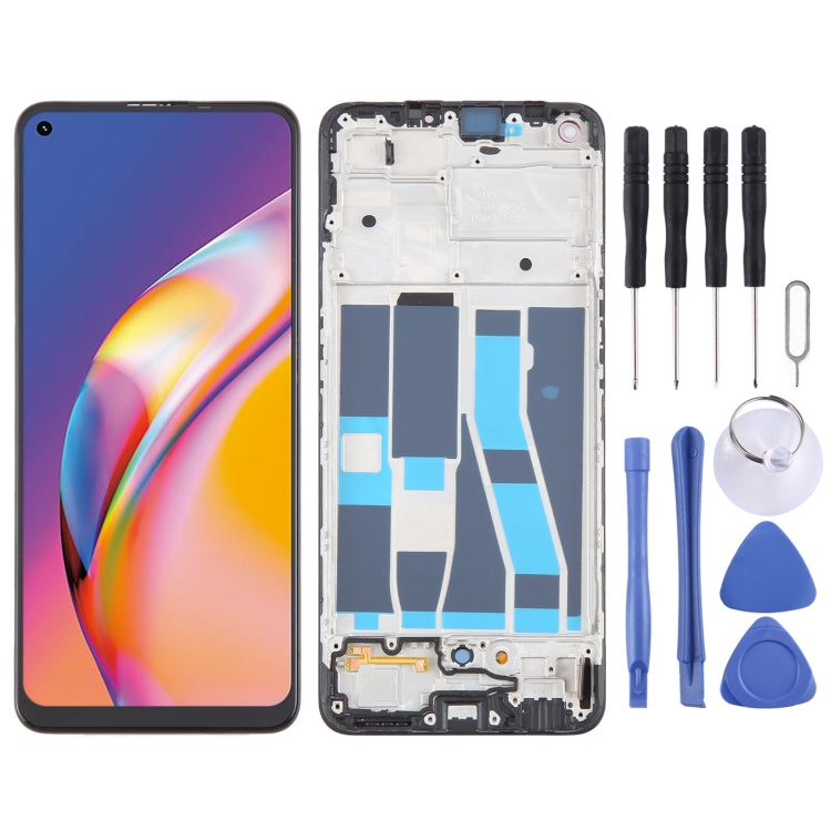 For OPPO F19 Pro+ 5G OLED LCD Screen Digitizer Full Assembly with Frame - LCD Screen by PMC TechLife | Online Shopping South Africa | PMC TechLife | Buy Now Pay Later Mobicred