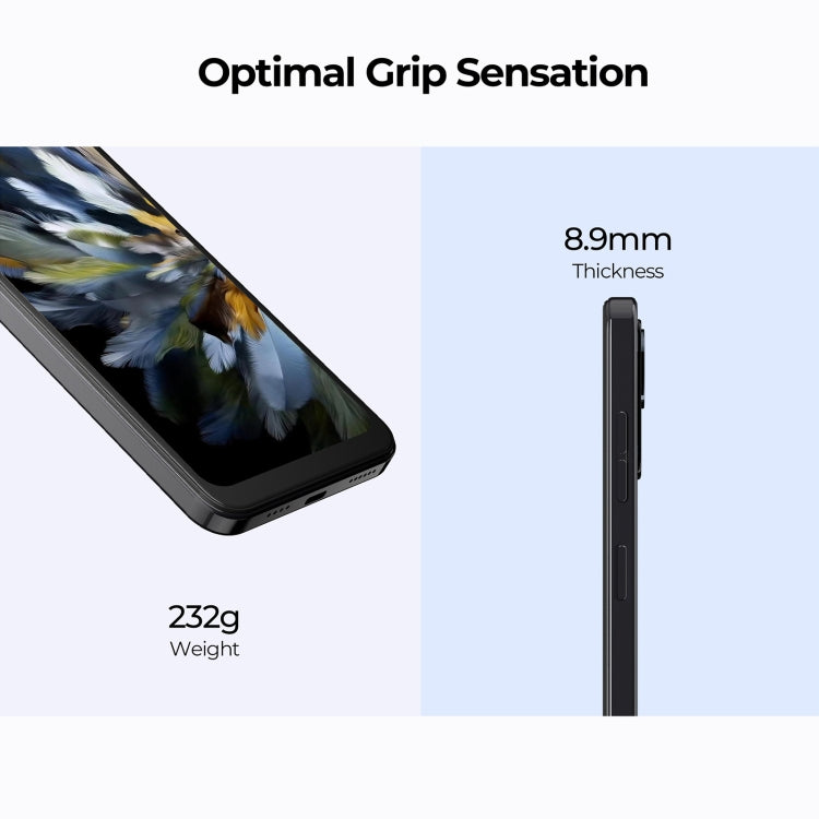 HOTWAV Note 13, 4GB+128GB, Side Fingerprint Identification, 6.6 inch Android 13 T606 Octa Core up to 1.6GHz, Network: 4G, NFC, OTG(Black) - free shipping - PMC TechLife - Order now!