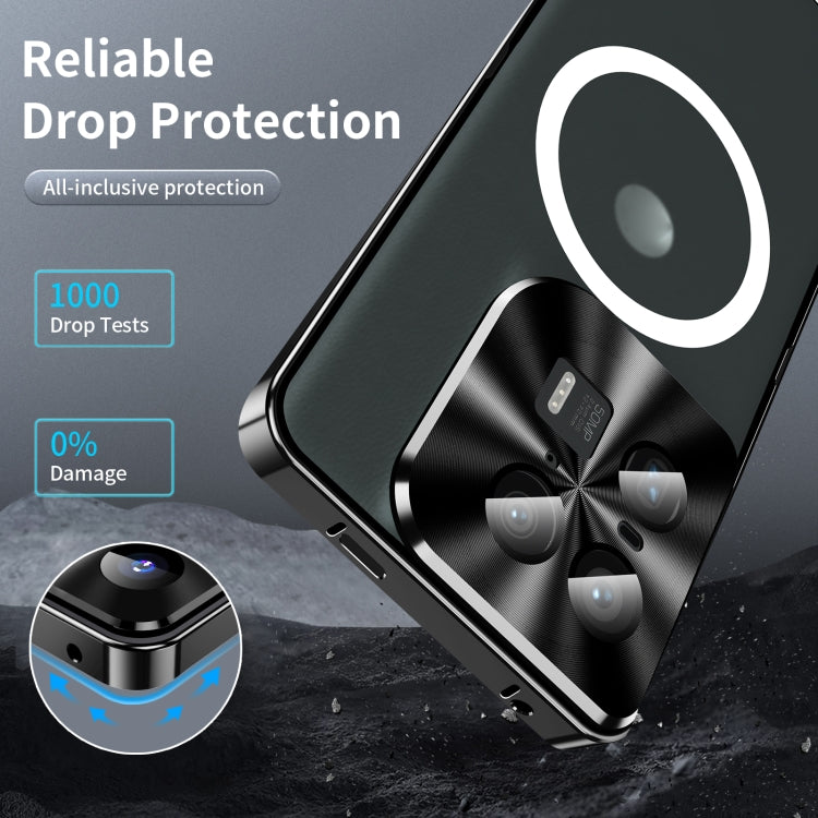 For Motorola Edge 50 Ultra Frosted Metal MagSafe Magnetic Phone Case(Black) - free shipping - PMC TechLife - Order now!