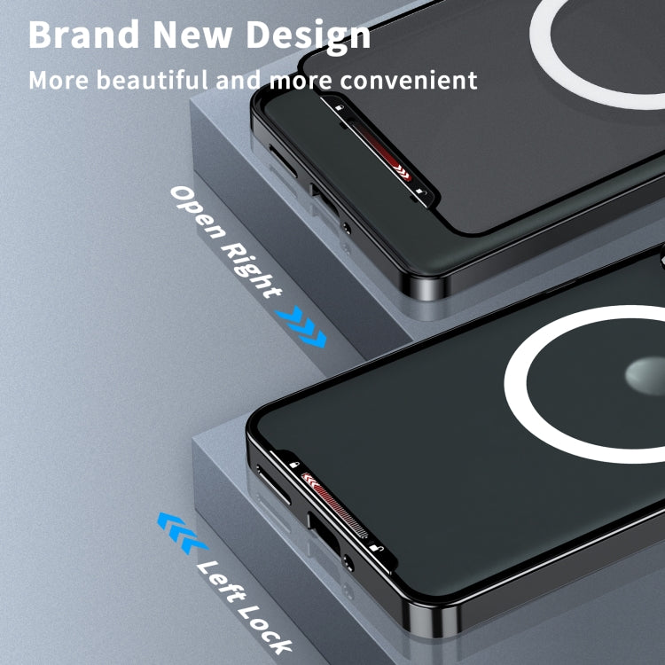 For Motorola Edge 50 Ultra Frosted Metal MagSafe Magnetic Phone Case(Black) - free shipping - PMC TechLife - Order now!