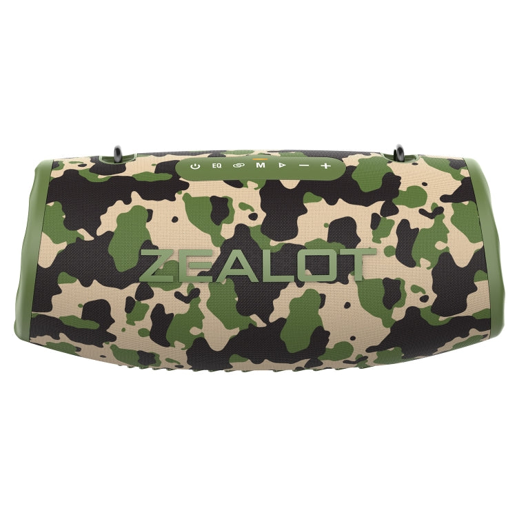 Zealot S87 80W Portable Outdoor Bluetooth Speaker with RGB Light(Camouflage) - free shipping - PMC Jewellery - Order now!