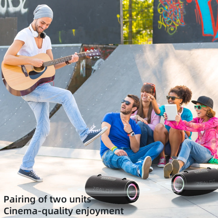 Zealot S87 80W Portable Outdoor Bluetooth Speaker with RGB Light(Camouflage) - free shipping - PMC Jewellery - Order now!