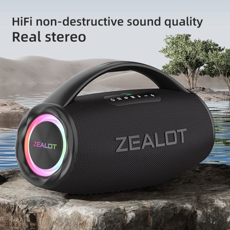 Zealot S97 80W Outdoor Portable RGB Light Bluetooth Speaker(Camouflage) - free shipping - PMC Jewellery - Order now!