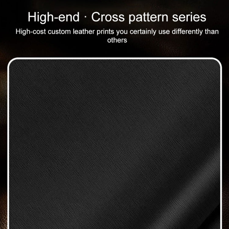 For vivo iQOO 12 Silver Edge Cross Texture PU Leather Phone Case(Dark Green) - iQOO 12 Cases by PMC TechLife | Online Shopping South Africa | PMC TechLife | Buy Now Pay Later Mobicred