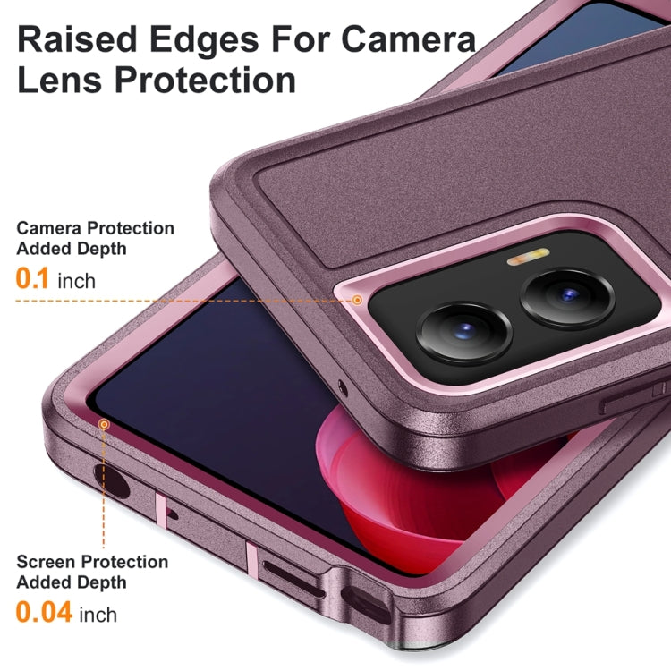 For Motorola Moto G Stylus 5G 2024 Life Waterproof Rugged PC + Silicone Phone Case(Purple + Pink) - Motorola Cases by PMC Jewellery | Online Shopping South Africa | PMC Jewellery | Buy Now Pay Later Mobicred
