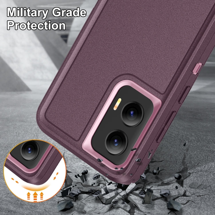 For Motorola Moto G Stylus 5G 2024 Life Waterproof Rugged PC + Silicone Phone Case(Purple + Pink) - Motorola Cases by PMC Jewellery | Online Shopping South Africa | PMC Jewellery | Buy Now Pay Later Mobicred