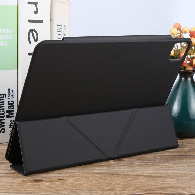 For iPad Air 11 2025 / 2024 Y-Shape Double-sided Clip Magnetic Smart Tablet Case(Black) - free shipping - PMC TechLife - Order now!