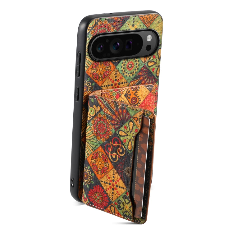 For Google Pixel 9 Pro Card Slot Holder Phone Case(Autumn Yellow) - Google Cases by PMC TechLife | Online Shopping South Africa | PMC TechLife | Buy Now Pay Later Mobicred