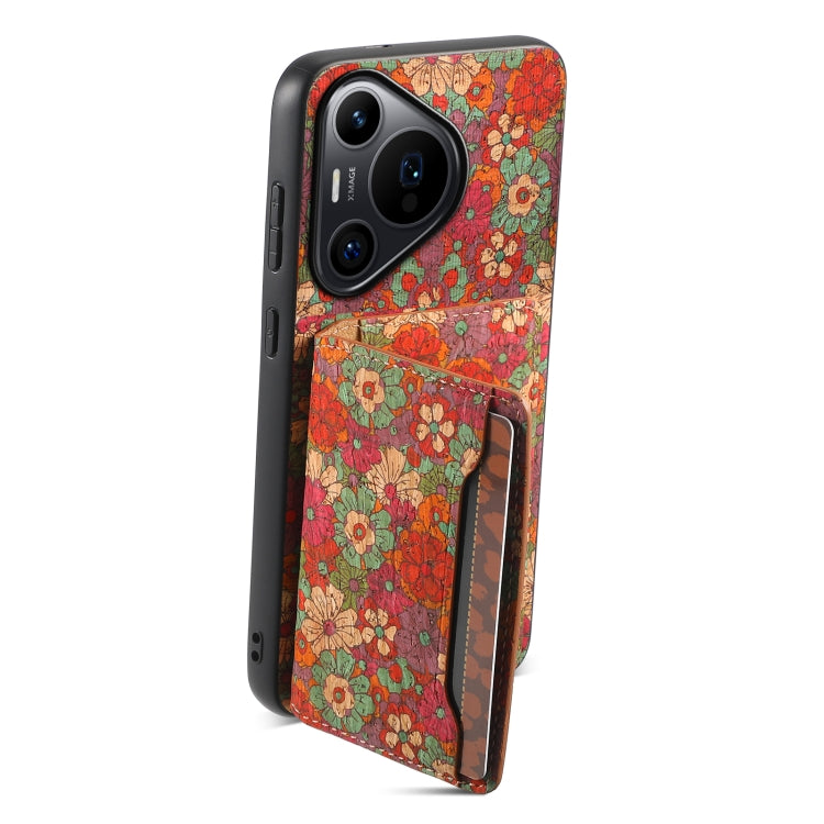 For Huawei Pura 70 Pro Card Slot Holder Phone Case(Summer Red) - Huawei Cases by PMC Jewellery | Online Shopping South Africa | PMC Jewellery | Buy Now Pay Later Mobicred