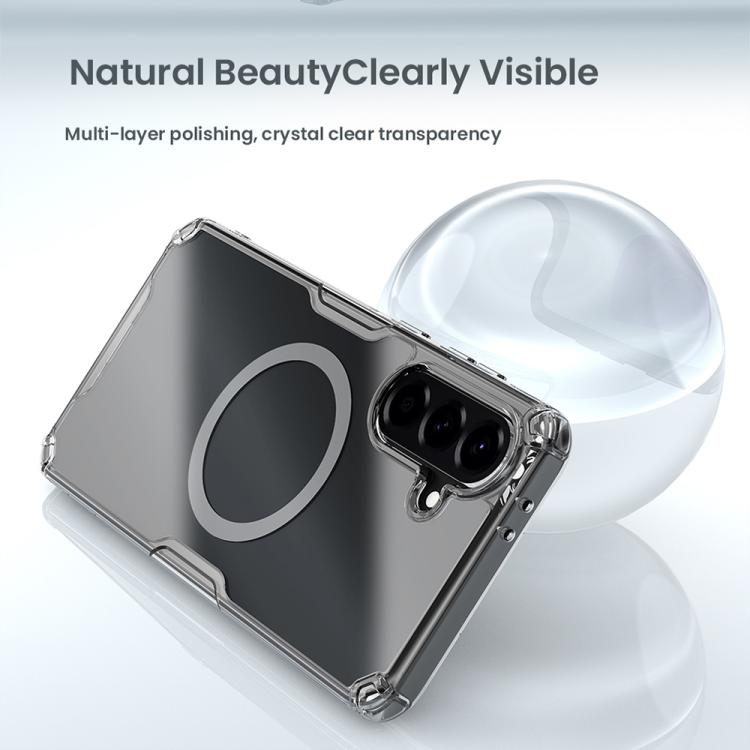 For Samsung Galaxy A56 5G NILLKIN Ultra Clear Magnetic PC + TPU Phone Case(Transparent) - Galaxy Phone Cases by NILLKIN | Online Shopping South Africa | PMc TechLife | Buy Now Pay Later Mobicred