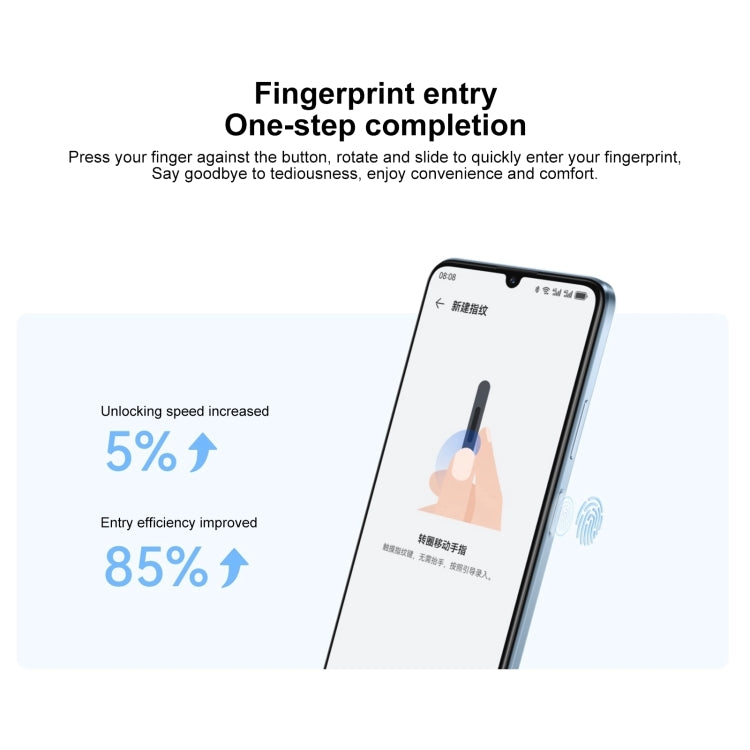 HUAWEI Enjoy 70S, 8GB+256GB, Side Fingerprint Identification, 6.75 inch HarmonyOS 4.2 Octa Core 2.4GHz, Network: 4G, Not Support Google Play(Black) - free shipping - PMC Jewellery - Order now!