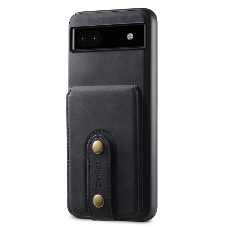For Google Pixel 6a Denior D14 NK Retro Pattern MagSafe Magnetic Card Holder Leather Phone Case(Black) - free shipping - PMC TechLife - Order now!