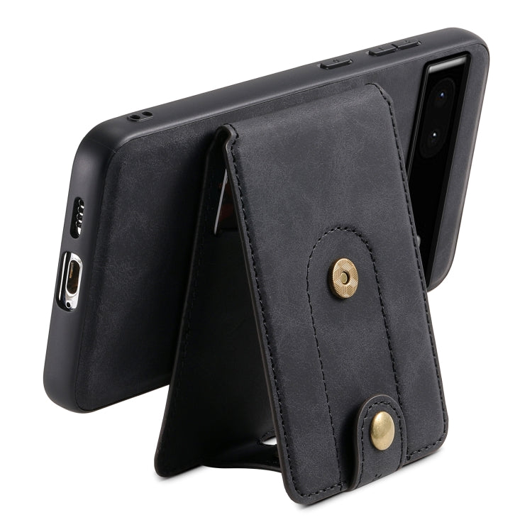 For Google Pixel 6a Denior D14 NK Retro Pattern MagSafe Magnetic Card Holder Leather Phone Case(Black) - free shipping - PMC TechLife - Order now!