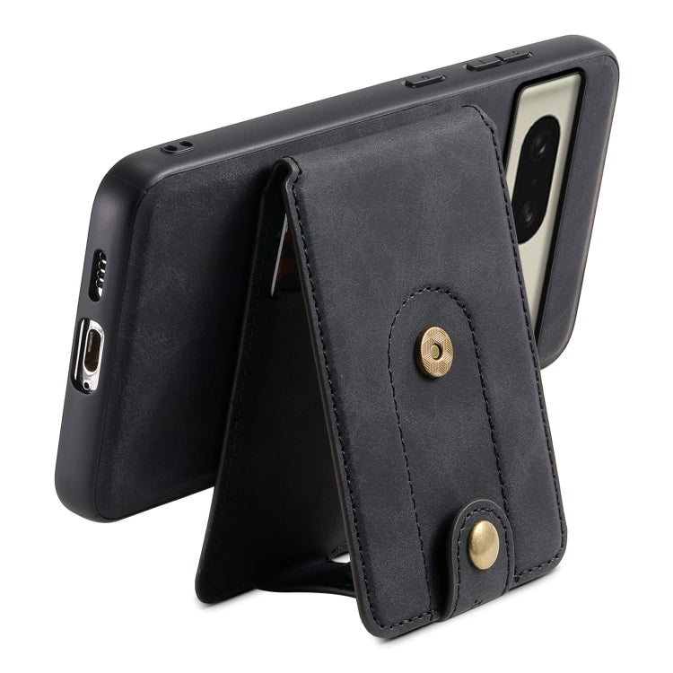 For Google Pixel 8 Denior D14 NK Retro Pattern MagSafe Magnetic Card Holder Leather Phone Case(Black) - free shipping - PMC TechLife - Order now!