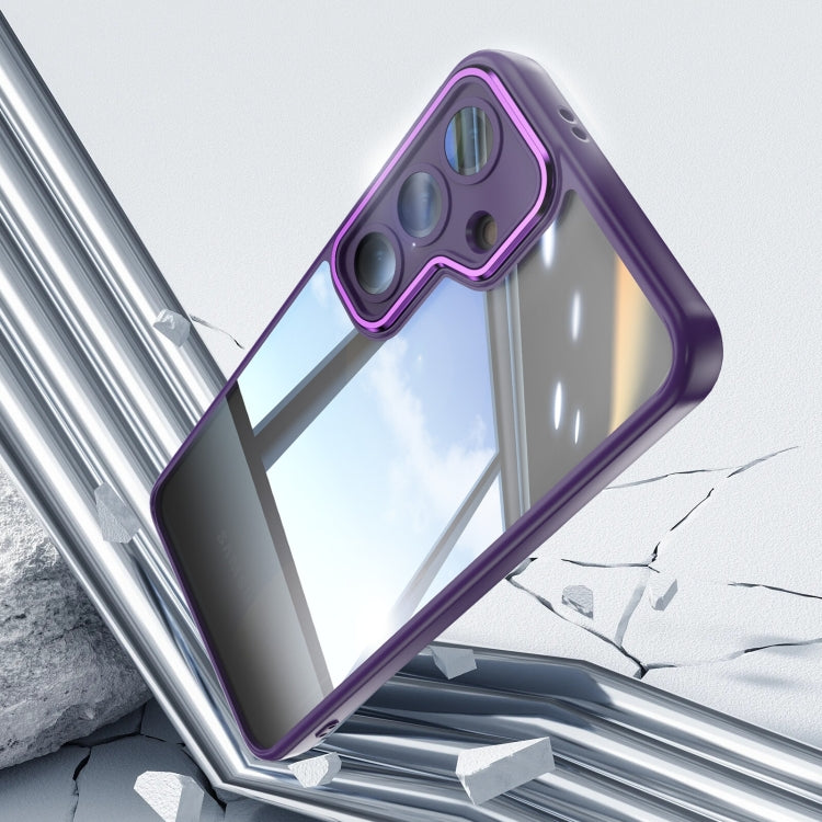 For Samsung Galaxy S25+ 5G Acrylic Hybrid TPU Armor Shockproof Phone Case(Purple) - Galaxy S25+ 5G Cases by PMC Jewellery | Online Shopping South Africa | PMC Jewellery | Buy Now Pay Later Mobicred