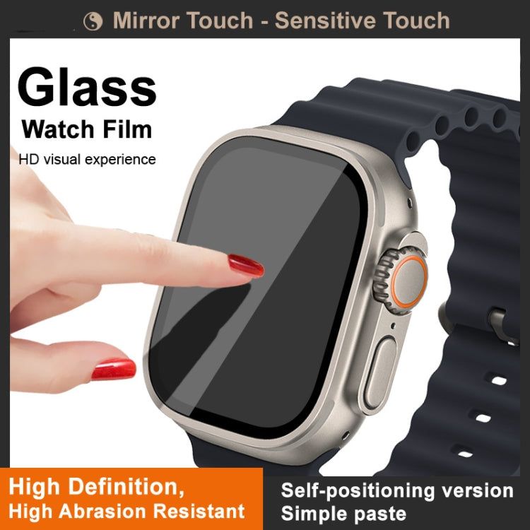 For Apple Watch Ultra 49mm / Ultra 2 49mm IMAK Tempered Glass Watch Protective Film Self-contained Positioning Version - free shipping - PMc TechLife - Order now!