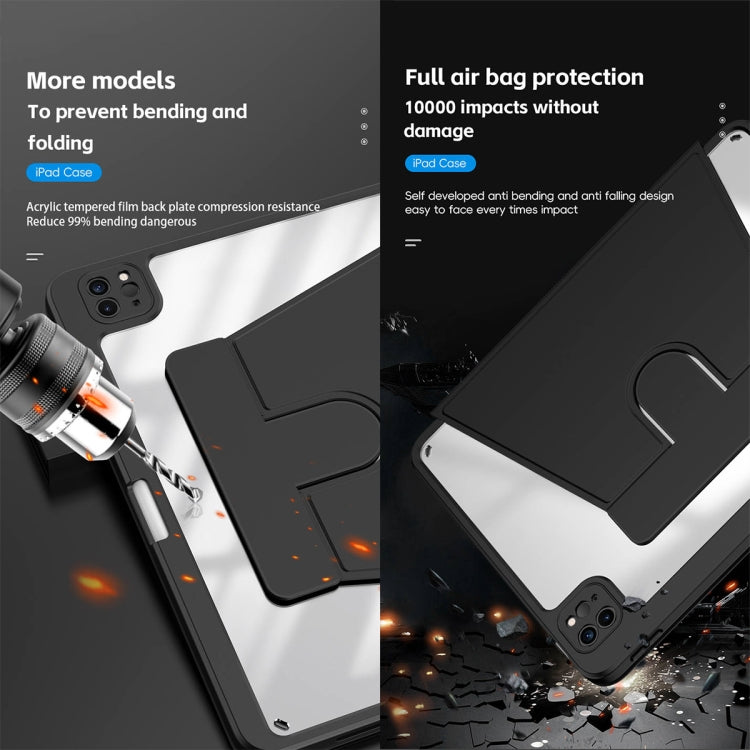For iPad Air 13 2025 / 2024 Mutural Jianshang Series Smart Leather Tablet Case(Grey) - free shipping - PMC TechLife - Order now!