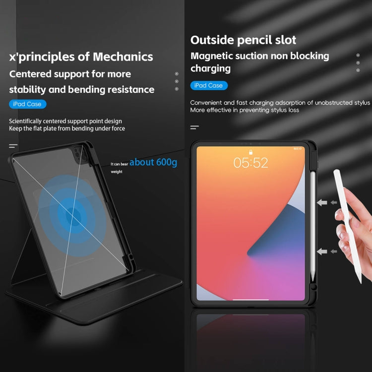 For iPad Pro 11 2024 Mutural Jianshang Series Smart Leather Tablet Case(Grey) - free shipping - PMC TechLife - Order now!