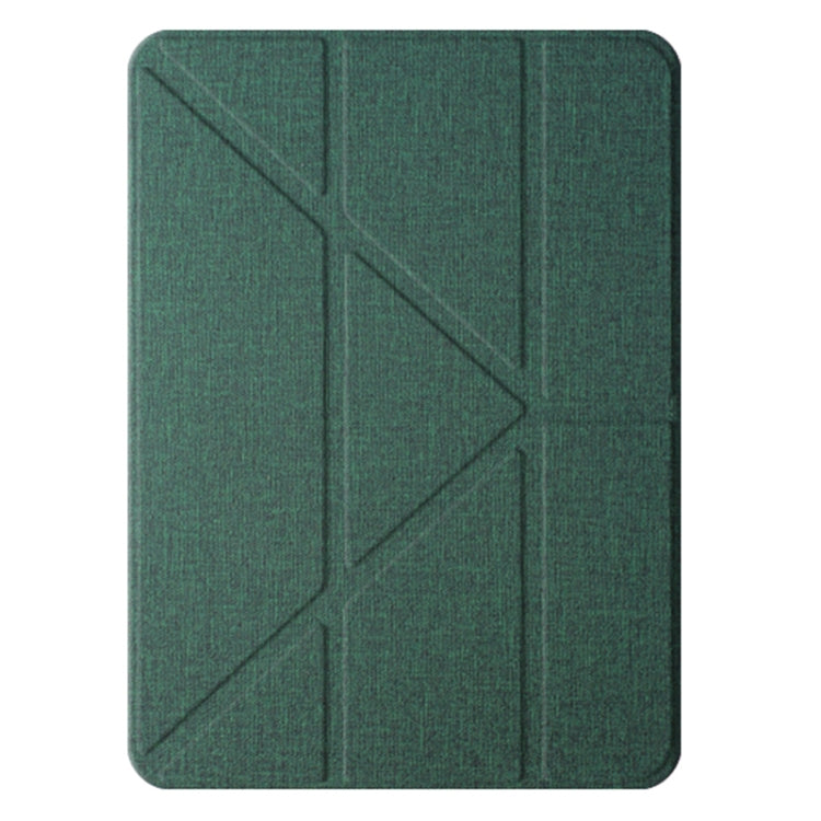 For iPad Air 13 2024 Mutural Multi-fold Smart Leather Tablet Case(Green) - free shipping - PMC TechLife - Order now!
