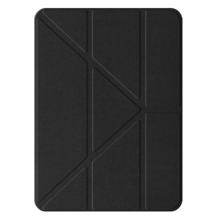 For iPad Air 13 2024 Mutural Multi-fold Smart Leather Tablet Case(Black) - free shipping - PMC TechLife - Order now!