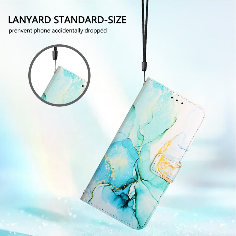For Google Pixel 9 PT003 Marble Pattern Flip Leather Phone Case(Green) - Google Cases by PMC TechLife | Online Shopping South Africa | PMC TechLife | Buy Now Pay Later Mobicred