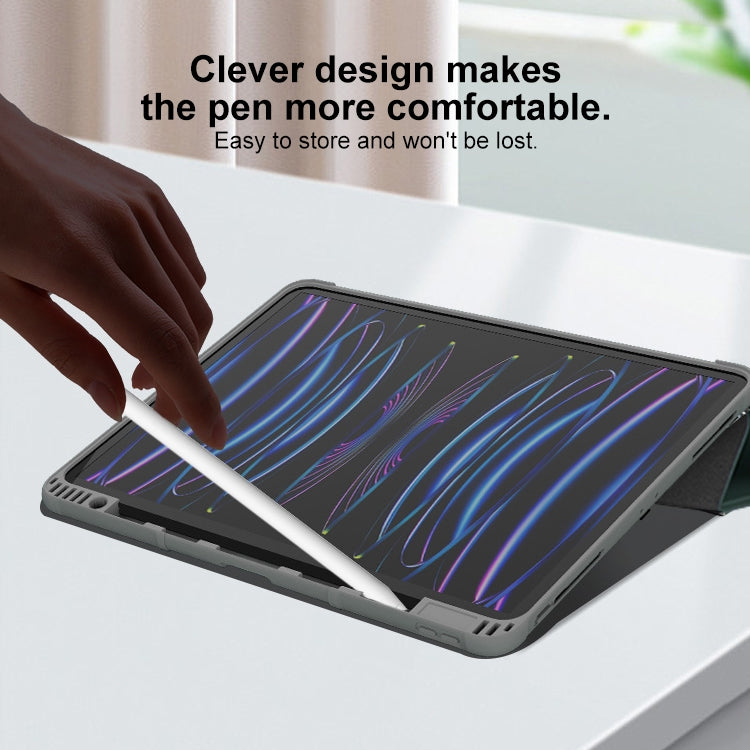 For iPad Air 11 2025 / 2024 Mutural PC Hybrid TPU Leather Smart Tablet Case(Red) - iPad Air 11 2025 / 2024 Cases by Mutural | Online Shopping South Africa | PMC TechLife | Buy Now Pay Later Mobicred