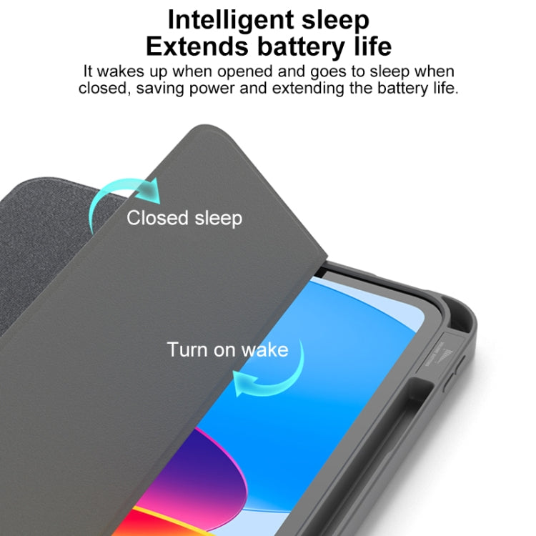 For iPad Air 13 2025 / 2024 Mutural YASHI Series Tablet Leather Smart Case(Grey) - iPad Air 13 2025 / 2024 Cases by Mutural | Online Shopping South Africa | PMC TechLife | Buy Now Pay Later Mobicred