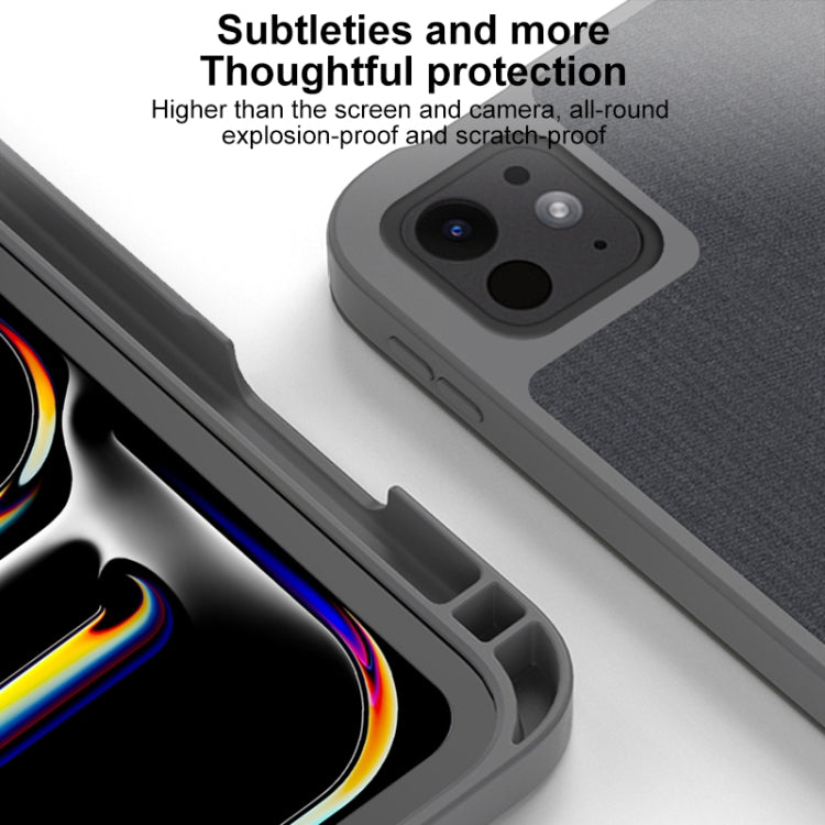 For iPad Air 11 2025 / 2024 Mutural YASHI Series Tablet Leather Smart Case(Blue) - iPad Air 11 2025 / 2024 Cases by Mutural | Online Shopping South Africa | PMC TechLife | Buy Now Pay Later Mobicred