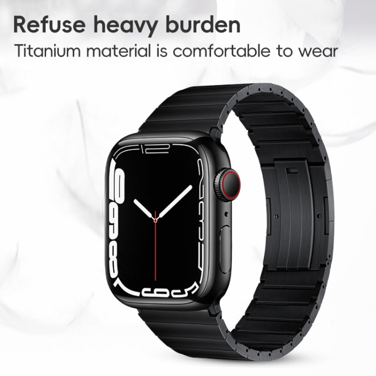 For Apple Watch Series 6 40mm PG60 Single Bead Bamboo Joint Titanium Metal Watch Band(Silver) - free shipping - PMC TechLife - Order now!