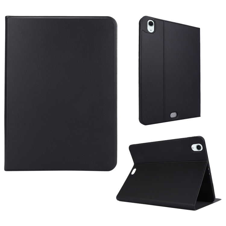 For iPad Air 13 2024 Stretch Voltage Plain Leather Smart Tablet Case(Black) - iPad Air 13 2024 Cases by PMC TechLife | Online Shopping South Africa | PMC TechLife | Buy Now Pay Later Mobicred