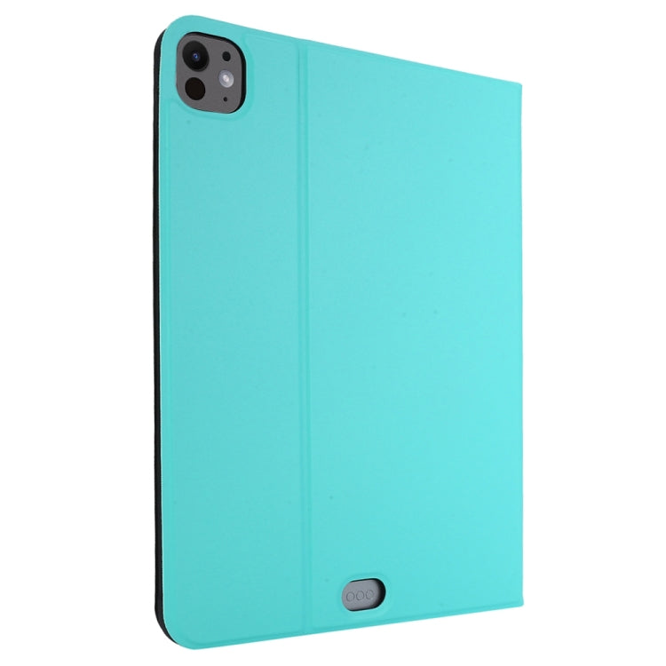 For iPad Pro 11 2024 Stretch Voltage Plain Leather Smart Tablet Case(Green) - iPad Pro 11 2024 Cases by PMC TechLife | Online Shopping South Africa | PMC TechLife | Buy Now Pay Later Mobicred