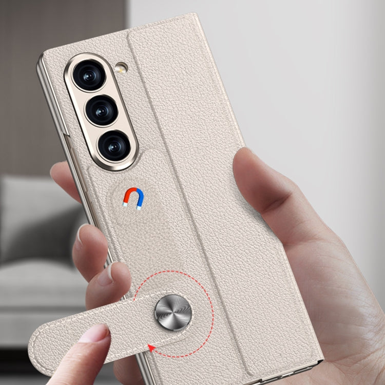 For Samsung Galaxy Z Fold6 GKK Integrated Flip Leather Phone Case(Green) - free shipping - PMC Jewellery - Order now!