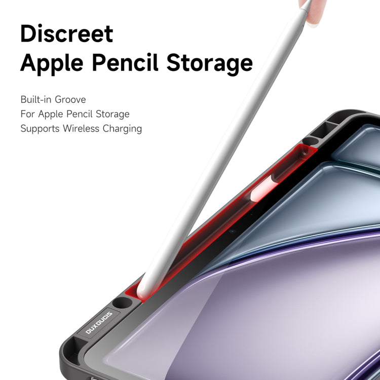 For iPad Air 13 2024 / 2025 DUX DUCIS Magi Series Smart Leather Tablet Case(Grey) - free shipping - PMC TechLife - Order now!