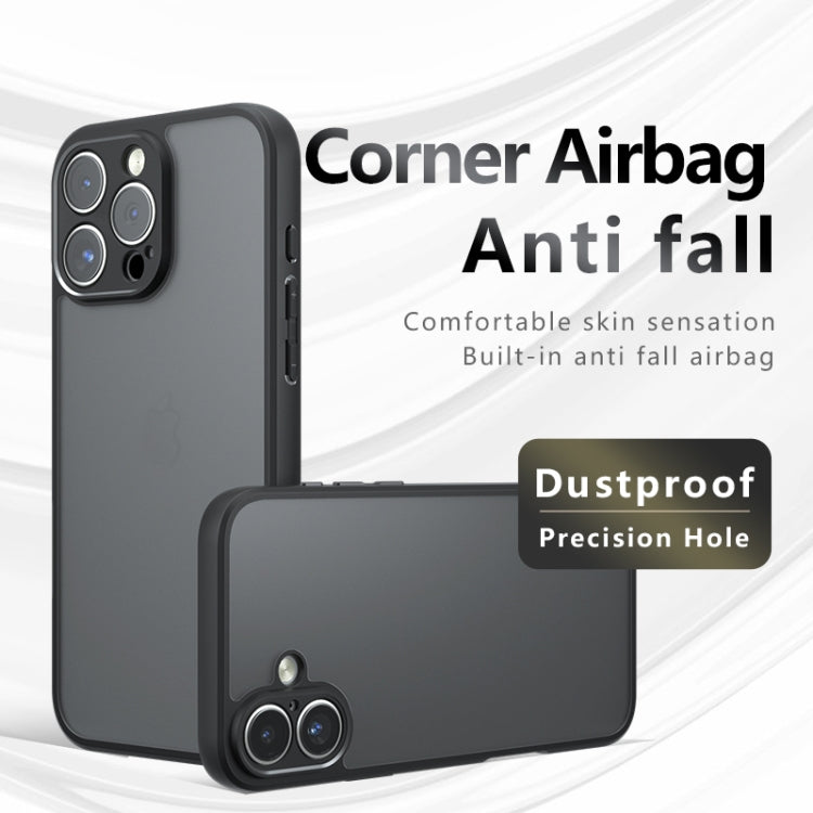 For iPhone 16 Pro Armor Precise Hole PC Hybrid TPU Phone Case(Transparent) - iPhone 16 Pro Cases by PMC TechLife | Online Shopping South Africa | PMC TechLife | Buy Now Pay Later Mobicred