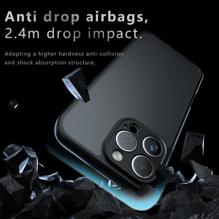 For iPhone 16 Pro Armor Precise Hole PC Hybrid TPU Phone Case(Transparent) - iPhone 16 Pro Cases by PMC TechLife | Online Shopping South Africa | PMC TechLife | Buy Now Pay Later Mobicred