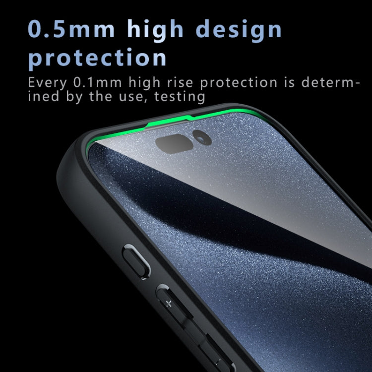 For iPhone 16 Pro Armor Precise Hole PC Hybrid TPU Phone Case(Transparent) - iPhone 16 Pro Cases by PMC TechLife | Online Shopping South Africa | PMC TechLife | Buy Now Pay Later Mobicred