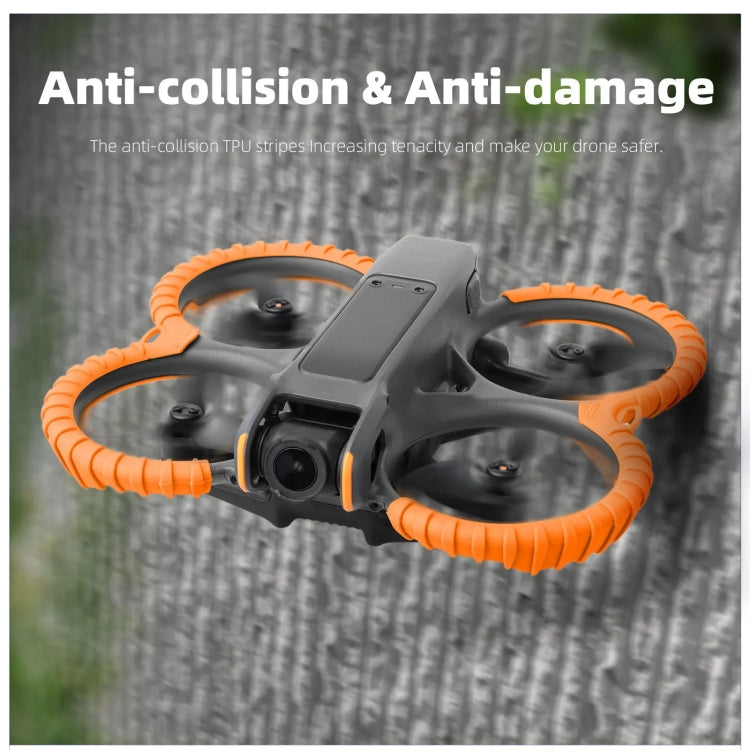 For DJI Avata 2 Sunnylife Drone Anti-Collision Protective Cover Combo Case Kit(Black) - Cases & Bags by Sunnylife | Online Shopping South Africa | PMC TechLife | Buy Now Pay Later Mobicred