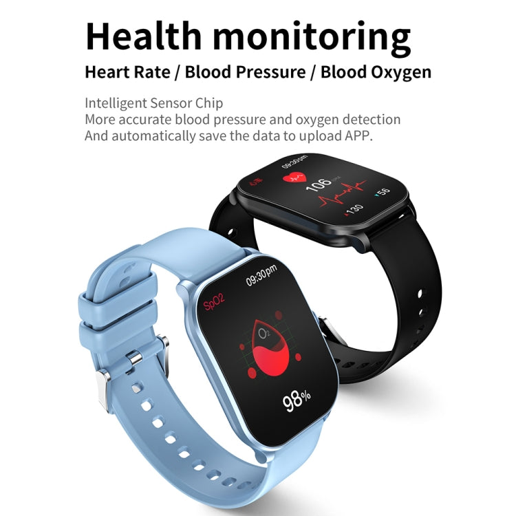 CY900 2.1 inch HD Square Screen Smart Watch, Supports Bluetooth Call / Health Monitoring(Blue) - Smart Watches by PMC TechLife | Online Shopping South Africa | PMC TechLife | Buy Now Pay Later Mobicred