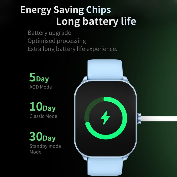 CY900 2.1 inch HD Square Screen Smart Watch, Supports Bluetooth Call / Health Monitoring(Blue) - Smart Watches by PMC TechLife | Online Shopping South Africa | PMC TechLife | Buy Now Pay Later Mobicred