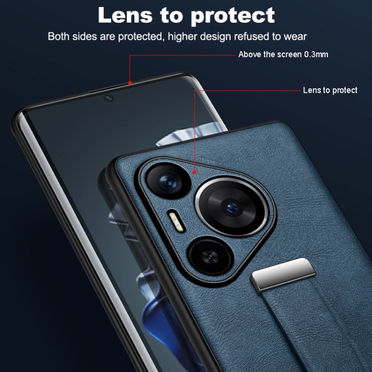 For Huawei Pura 70 Pro / 70 Pro+ SULADA PC Hybrid Leather Texture Skin Feel Shockproof Phone Case(Black) - free shipping - PMC Jewellery - Order now!