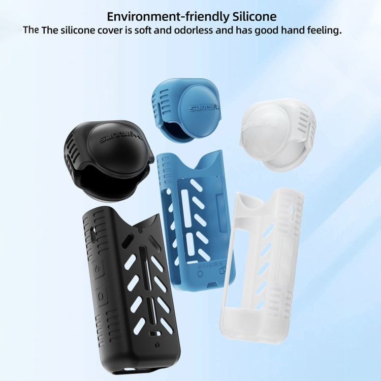 For Insta360 X4 Sunnylife Silicone Shockproof Case Lens Cover(Black) - Case & Bags by Sunnylife | Online Shopping South Africa | PMC TechLife | Buy Now Pay Later Mobicred