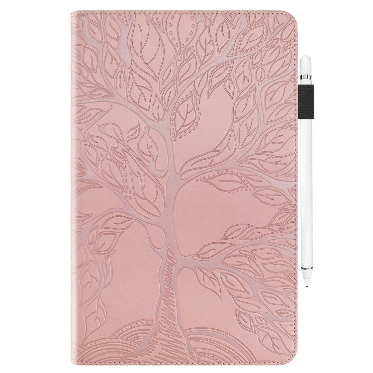 For iPad Pro 11 2024 Tree Life Series Embossed Smart Leather Tablet Case(Rose Gold) - iPad Pro 11 2024 Cases by PMC TechLife | Online Shopping South Africa | PMC TechLife | Buy Now Pay Later Mobicred